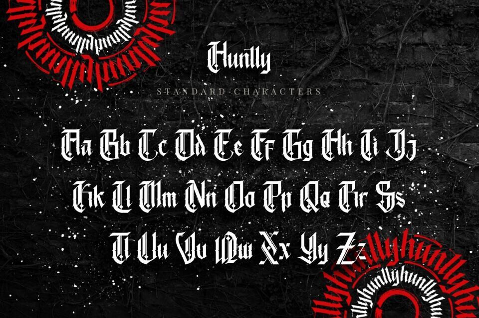 Huntly Font