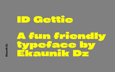 ID Gettie Font