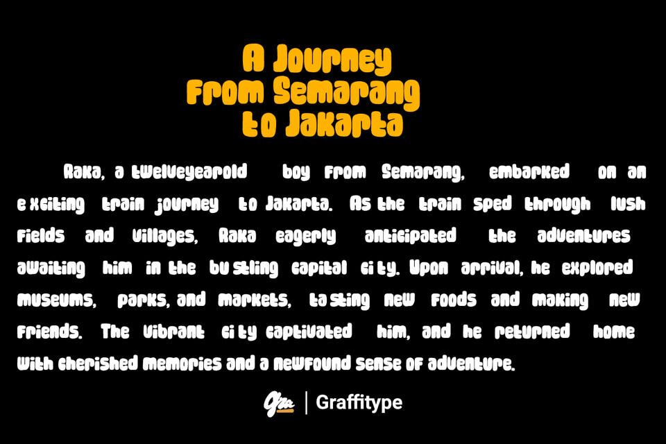 Jakarta Display Font