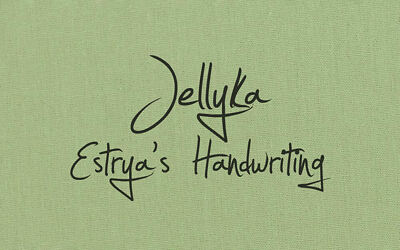 Jellyka Estryas Handwriting Font