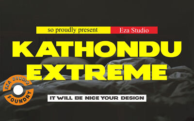 Kathondu Extreme Font