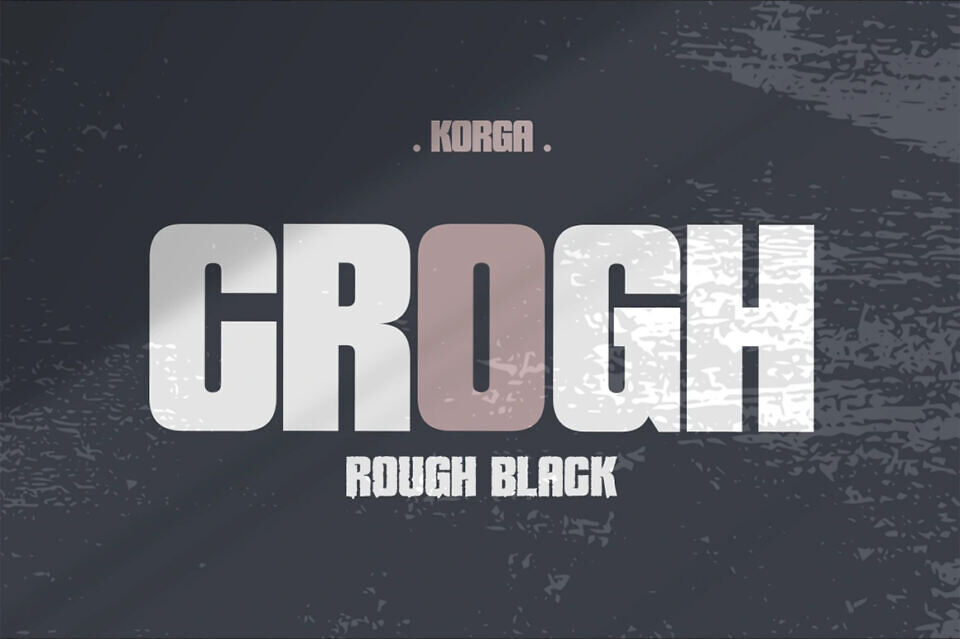 Korga Rough Font