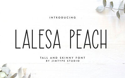 Lalesa Peach Font