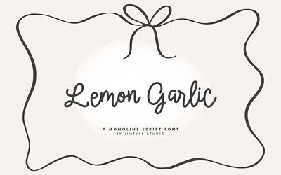 Lemon Garlic Font