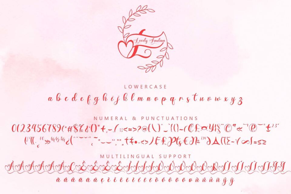 Lovely Amelina Font