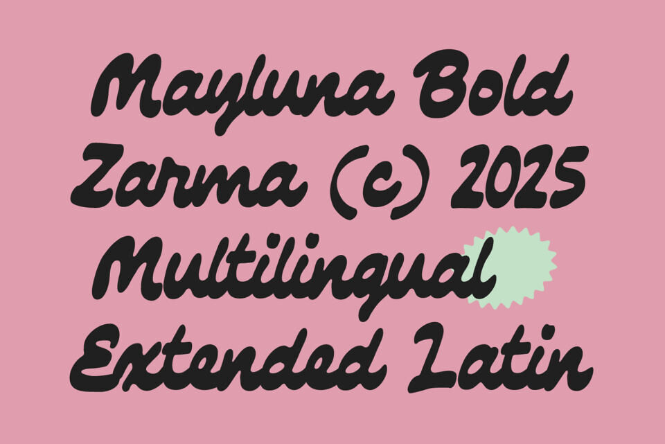 Mayluna Font