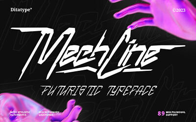 Mechline Font