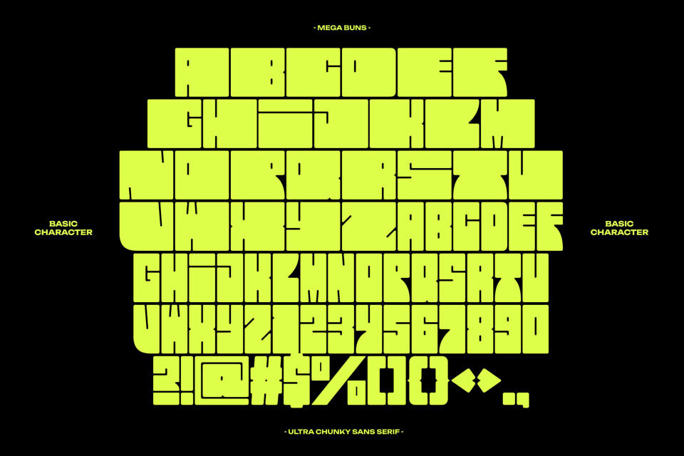 Mega Buns Font