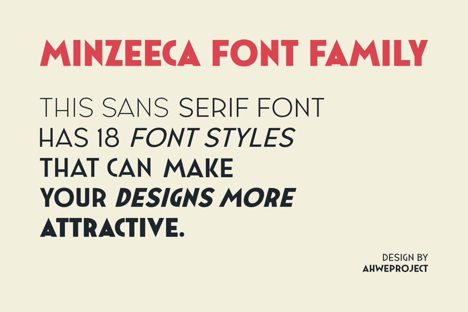 Minzeeca Font
