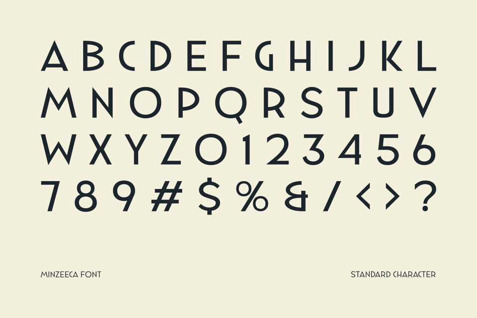 Minzeeca Font