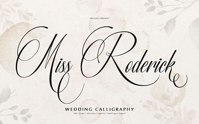 Miss Roderick Font