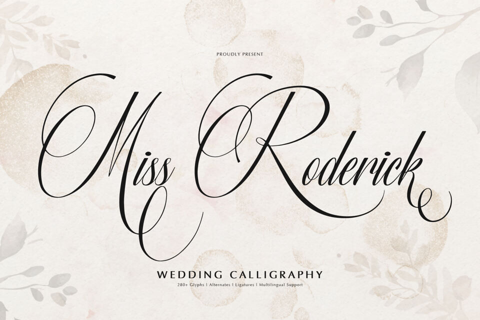 Miss Roderick Font