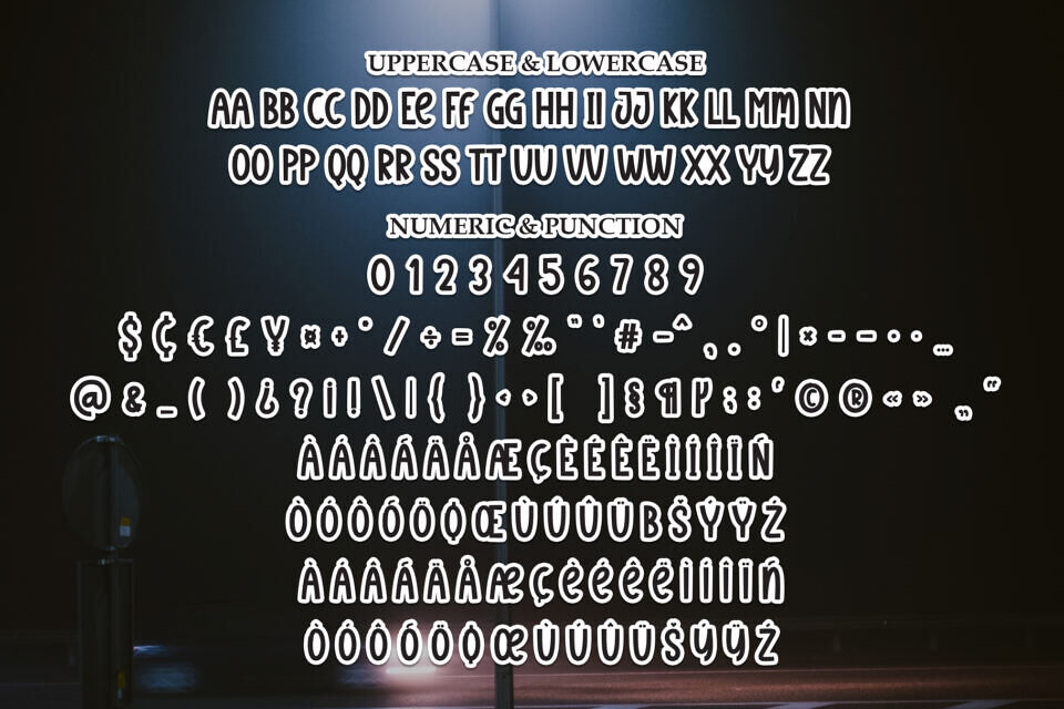 Night Light Font