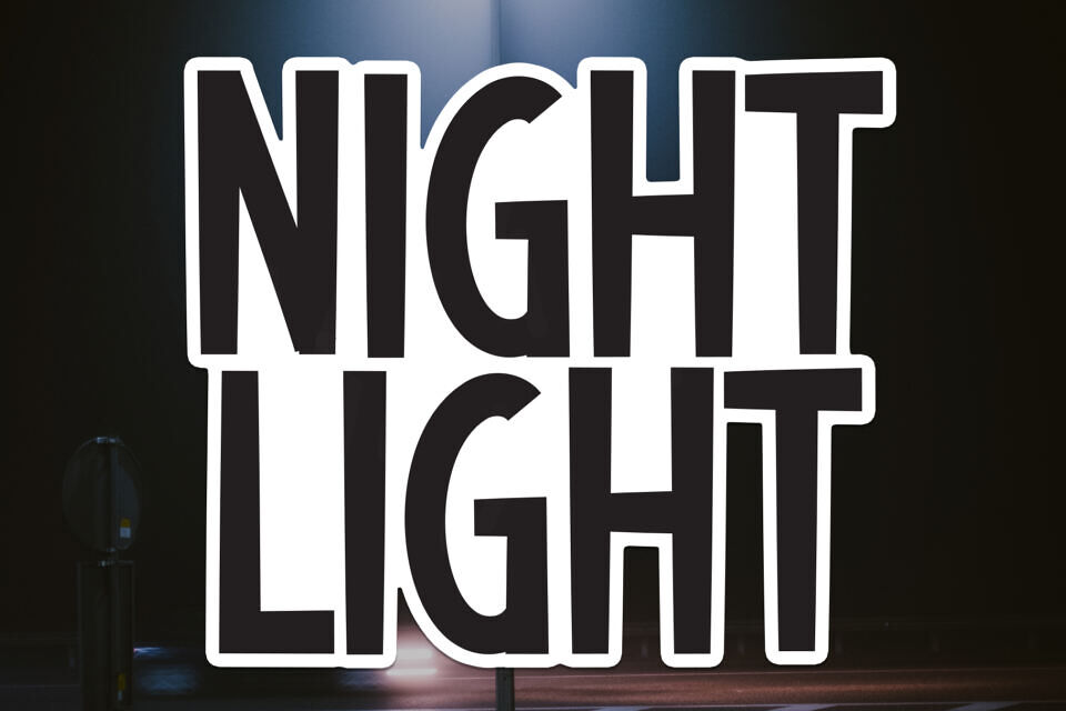 Night Light Font