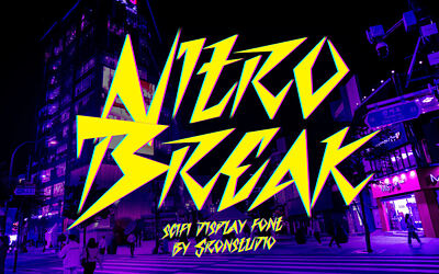 Nitro Break Font