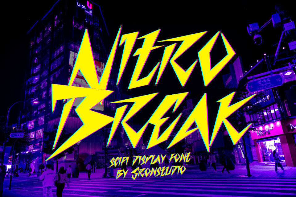 Nitro Break Font