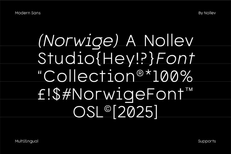 Norwige Font