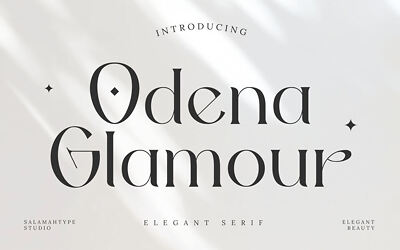 Odena Glamour Font