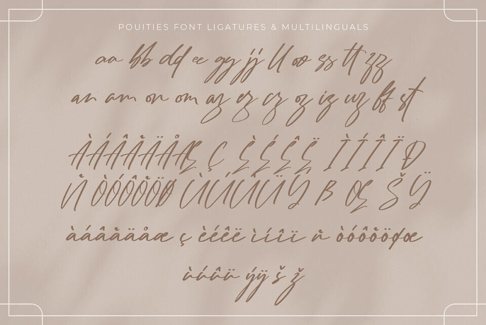 Pouities Font