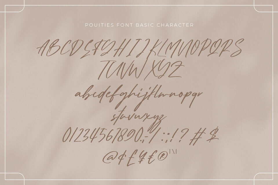 Pouities Font