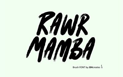 Rawr Mamba Font