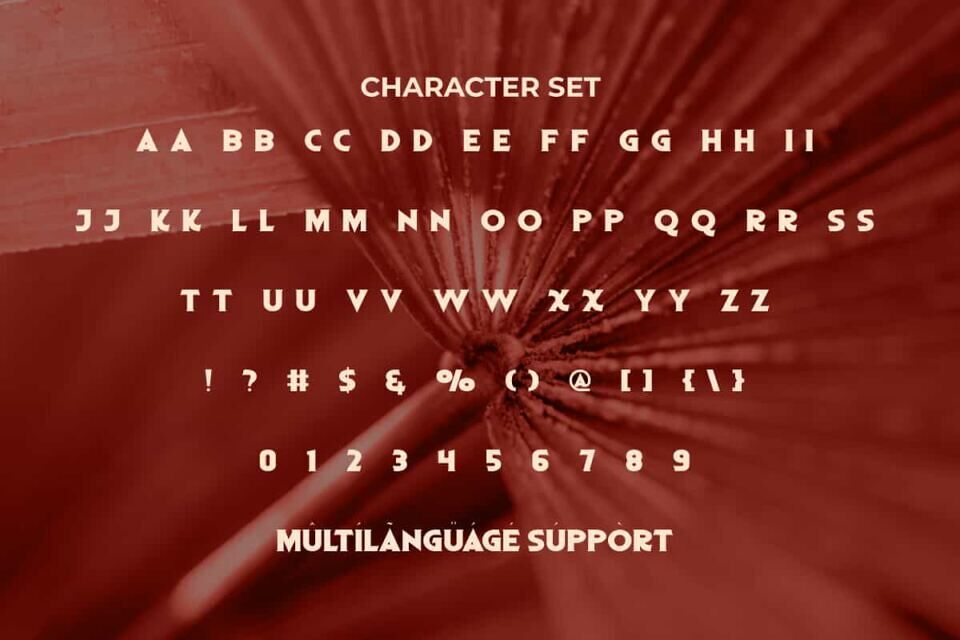 Red Flag Font
