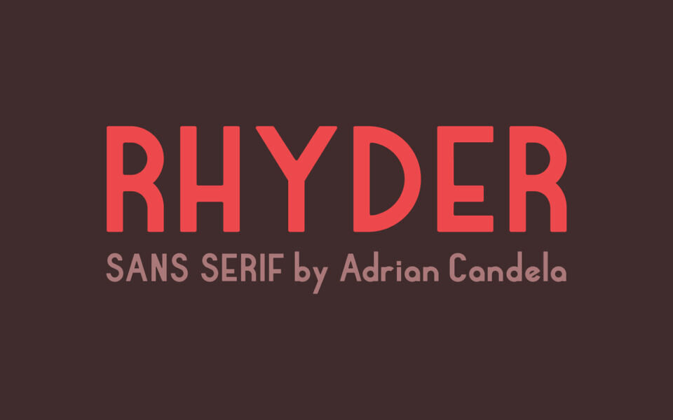 Rhyder Font