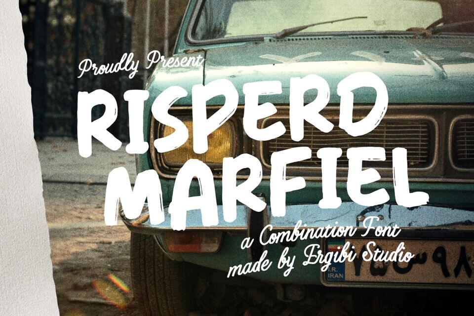 Risperd Marfiel Display Font