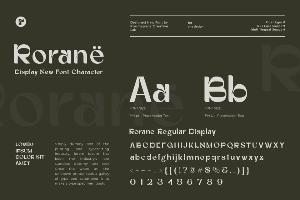 Rorane Font