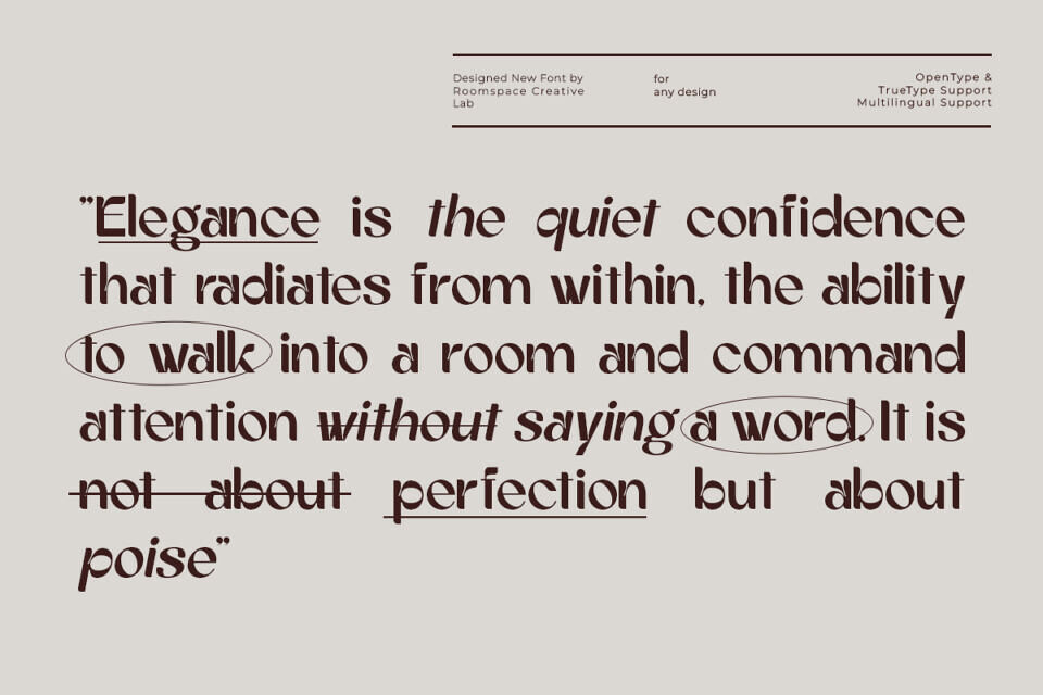 Rorane Font