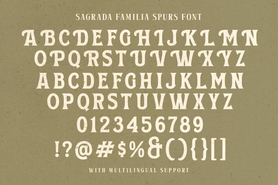 Sagrada Familia Font