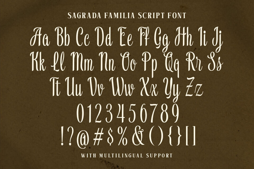 Sagrada Familia Font