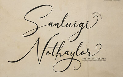 Sanluigi Nothaylor Font