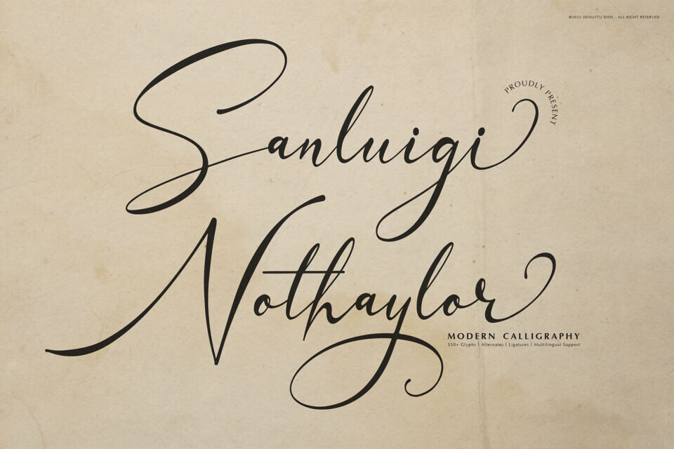 Sanluigi Nothaylor Font
