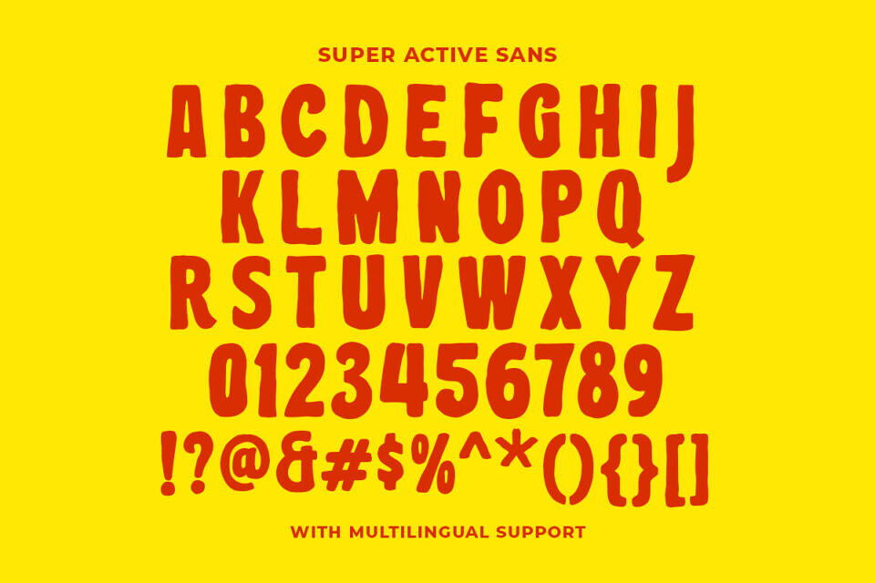 Super Active Font