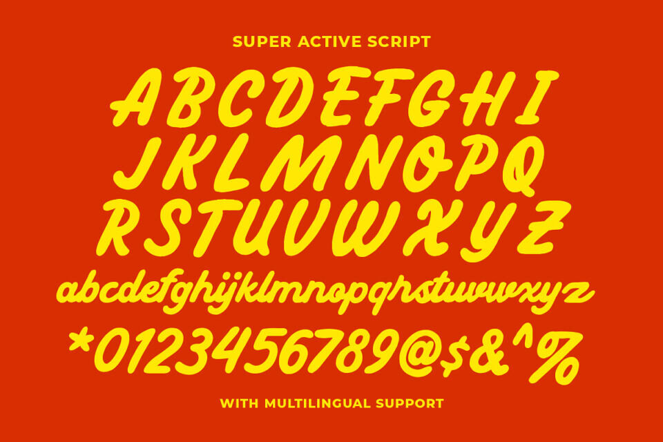 Super Active Font