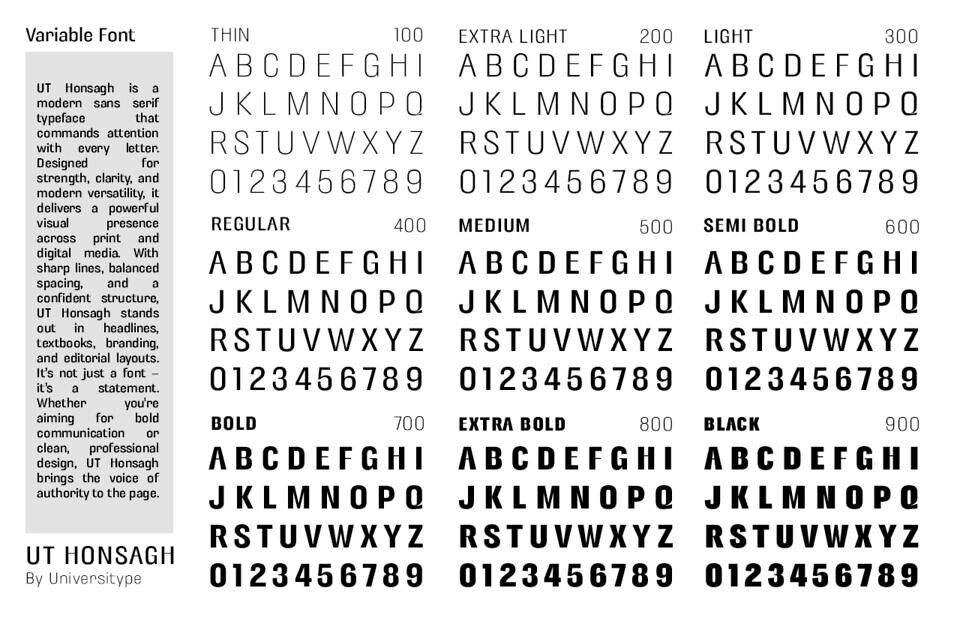 UT Honsagh Font
