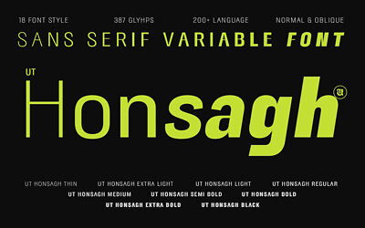 UT Honsagh Font