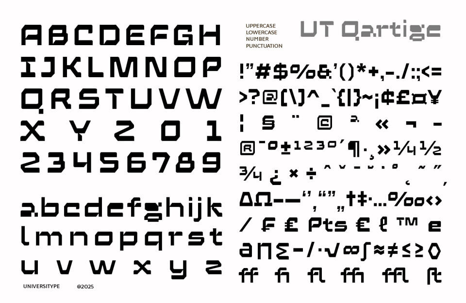 UT Qartige Font