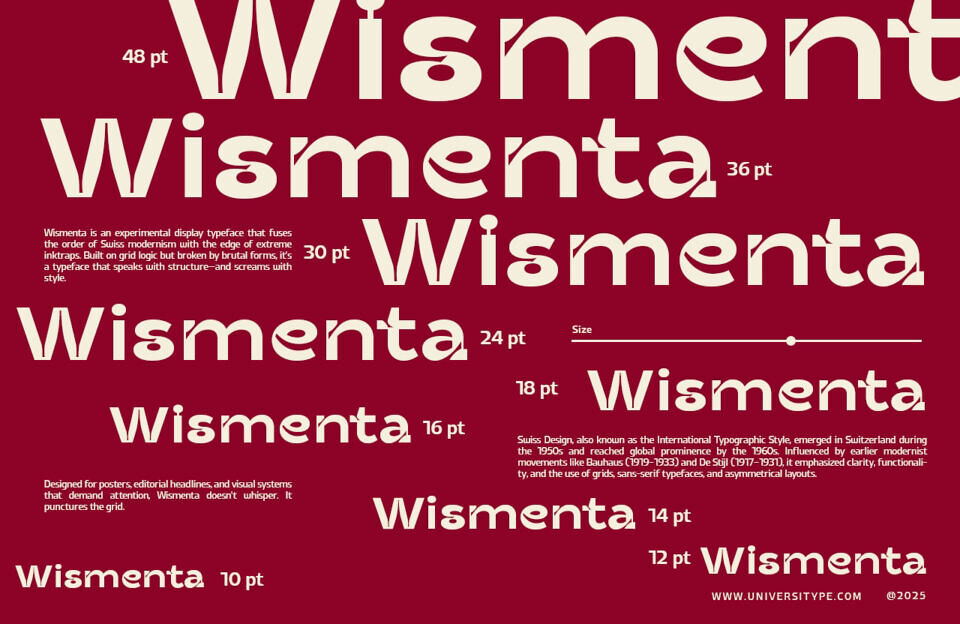 UT Wismenta Font
