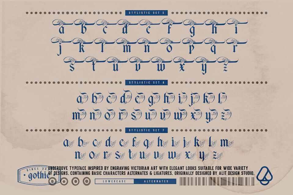 Underdove Font