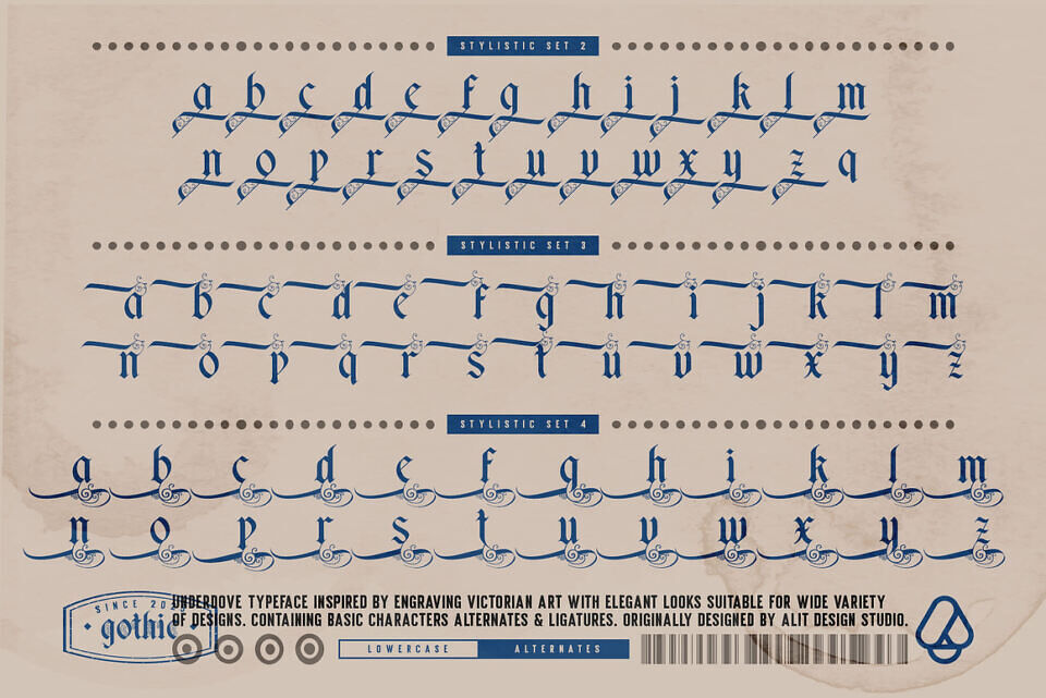 Underdove Font
