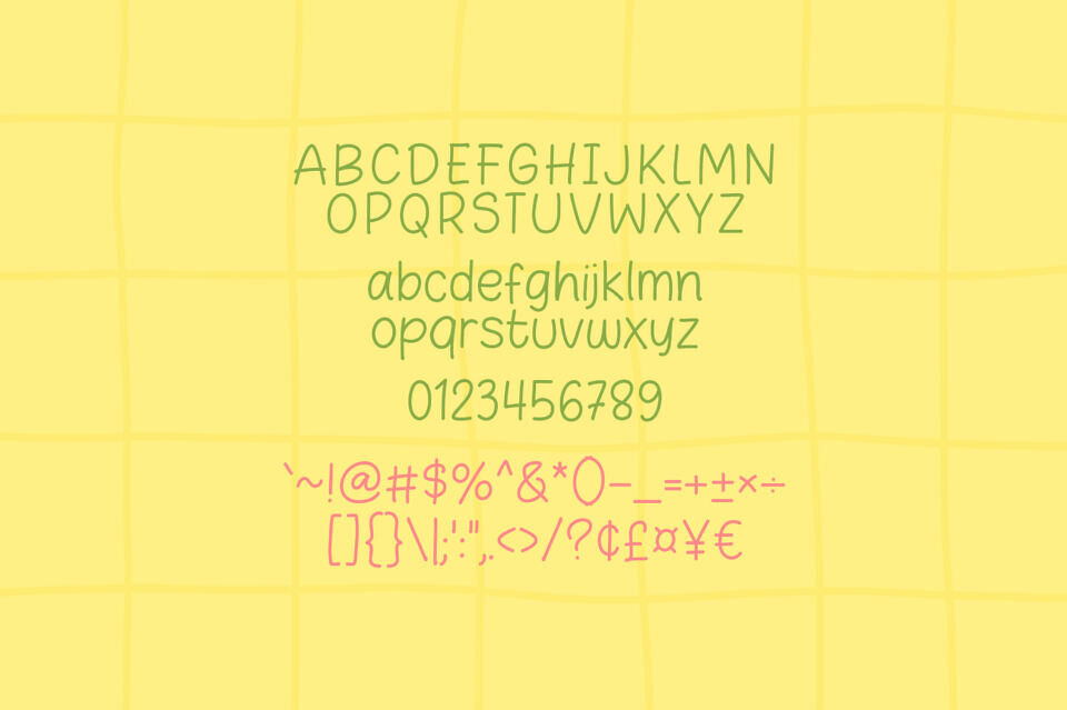 Water Lemon Font