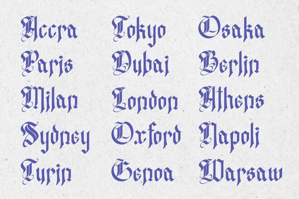 Westend Ridge Font