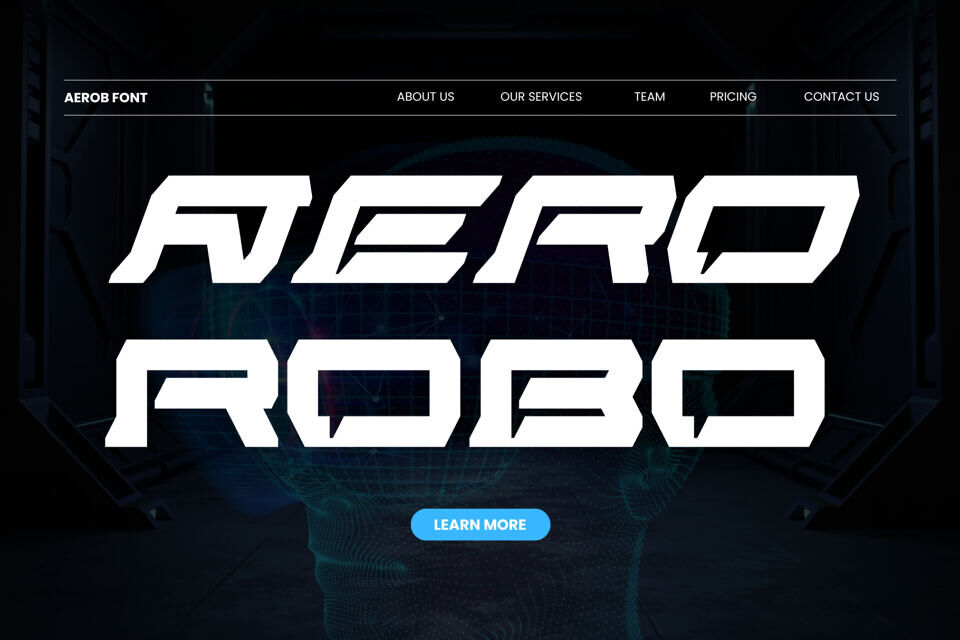Aerob Modern Font