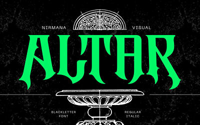 Altar Gothic Font