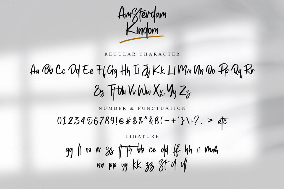 Amsterdam Kindom Font