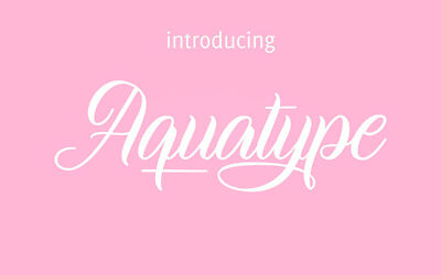 Aquatype Font