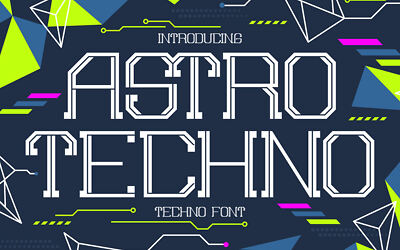 Astro Techno Font