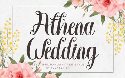Athena Wedding Font